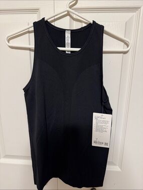 Lululemon athletica Black For the Thrill of It Athletic Tank Top